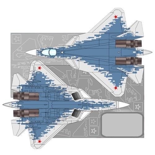 Amazon | DNモデル 48/827-114 1/48 Su-57 フェロン デジタル迷彩